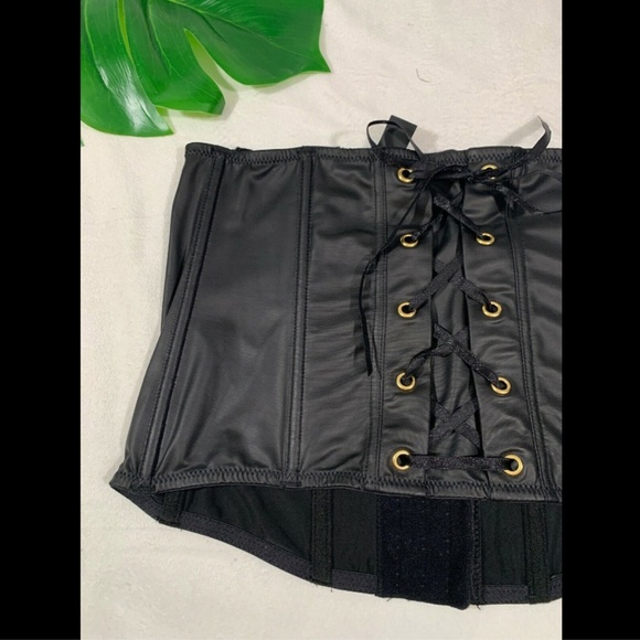 NEW‎ Contradiction by Pour Moi Waist Cincher Corset Tie Up Black [SZ 14 UK ] - Picture 3 of 8